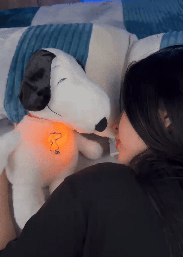 Спокоен дъх уютен плюшен спътник